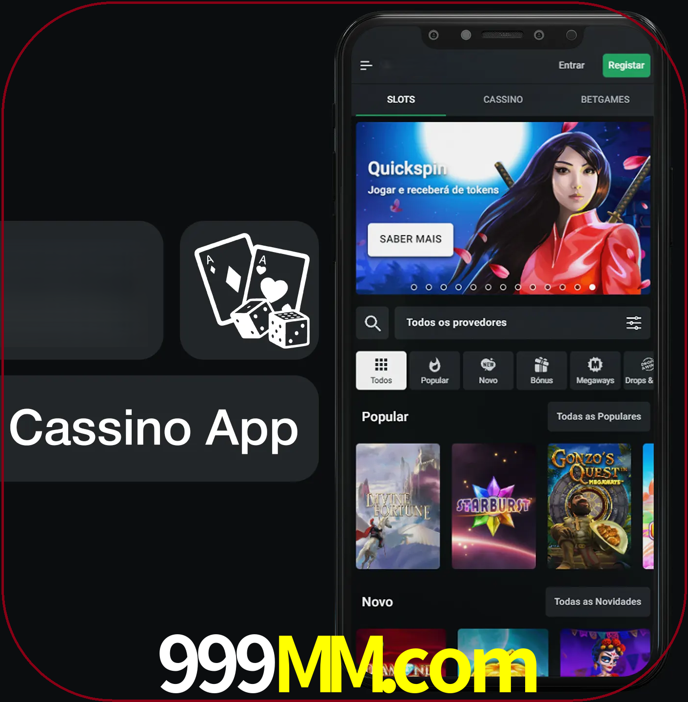 Jogue jogos de cassino e ganhe.